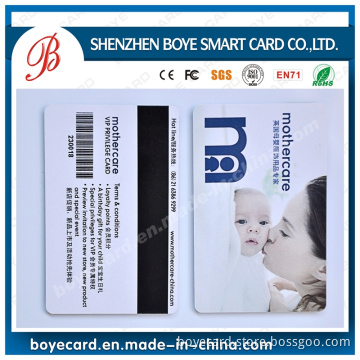 Cmyk Printed Plastic Magnetic Card